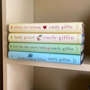 Lot of 4 Books by Emily Giffin - Hardcover Novels